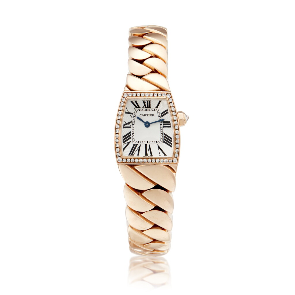View full screen - View 1 of Lot 210. Reference 2904 La Dona, A pink gold and diamond-set bracelet watch, Circa 2010.