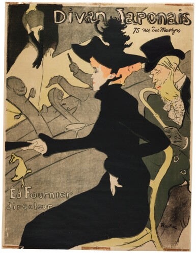 View full screen - View 1 of Lot 137. HENRI DE TOULOUSE-LAUTREC | DIVAN JAPONAIS (W. P11; D. 341; A. 11; ADR. 8).