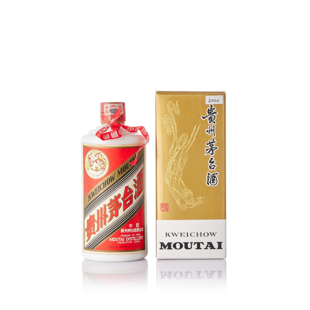 View full screen - View 1 of Lot 6907. 2000年產"飛天牌"貴州茅台酒 Kweichow Flying Fairy Moutai 2000 (1 BT50).