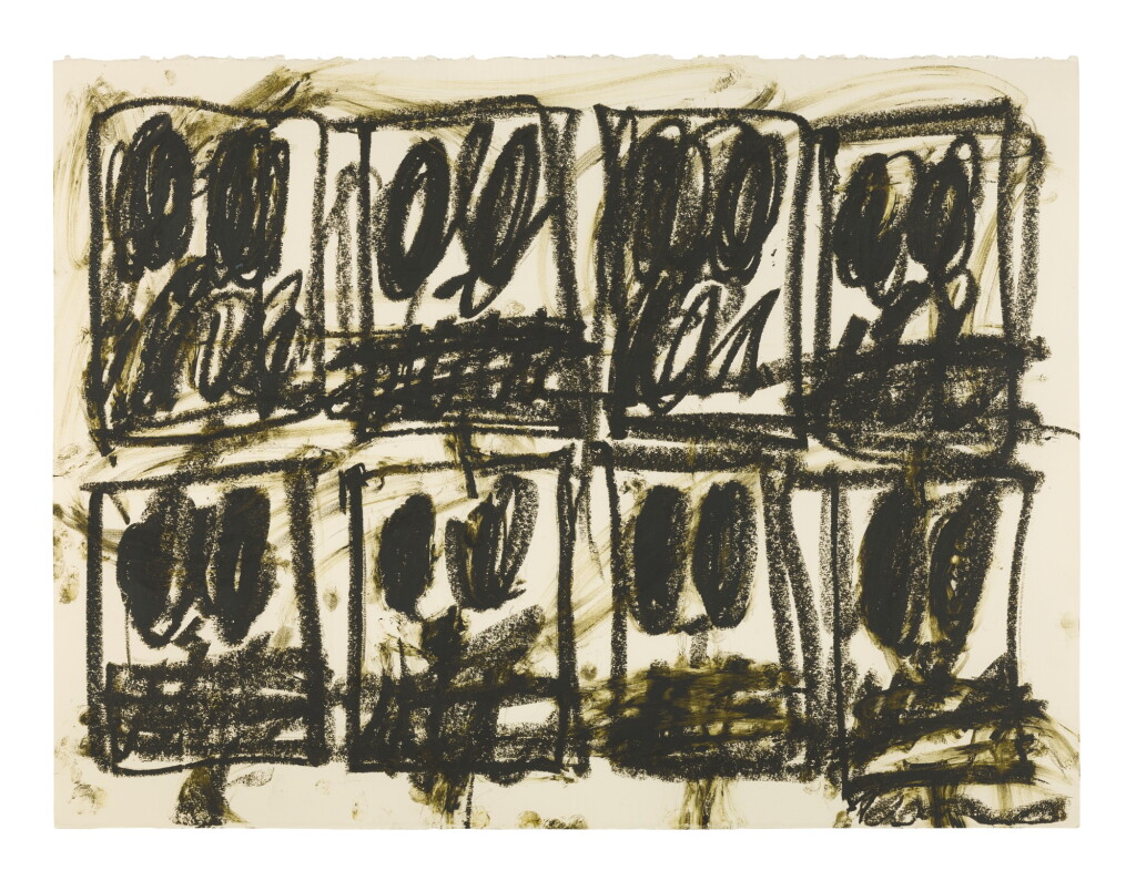 View full screen - View 1 of Lot 64. RASHID JOHNSON | UNTITLED ANXIOUS CROWD DRAWING.