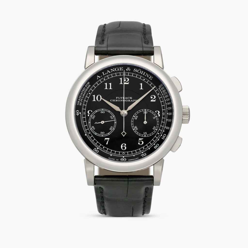 View full screen - View 1 of Lot 2572. 1815 Chronograph, Reference 414.028 | A white gold flyback chronograph wristwatch, Circa 2018.
