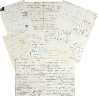 View full screen - View 1 of Lot 57. Jamie Reid | Working notebook, 1979.