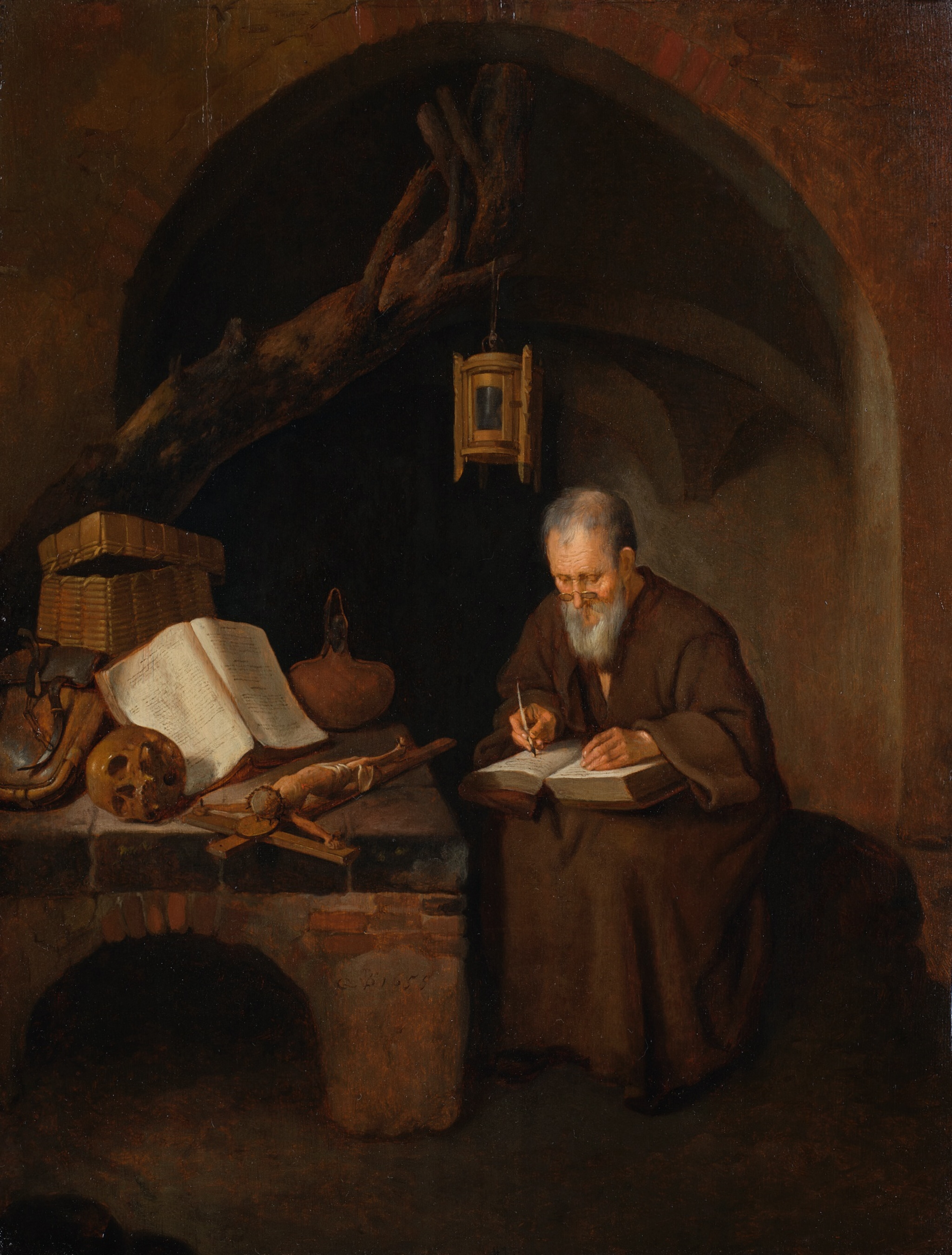 Quiringh Gerritsz. van Brekelenkam | Hermit Writing | Master