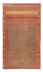 A painted cotton 'phanung' India (Madras), for the Kingdom of Siam, 19th century | 印度 十九世紀 外銷暹邏帕努裹裙布