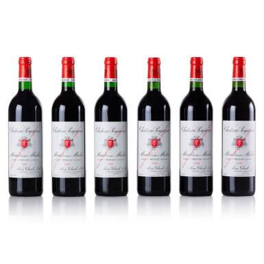 View full screen - View 1 of Lot 667. Château Poujeaux 1996/1998/2000 (12 BT).