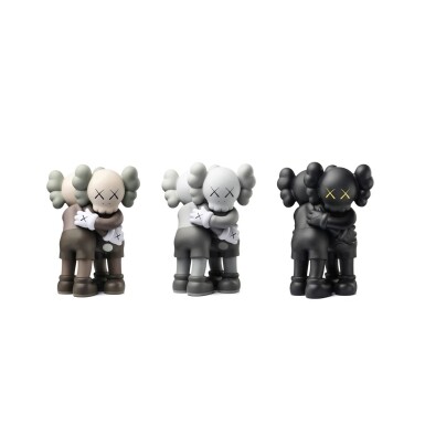 View full screen - View 1 of Lot 8. KAWS | TOGETHER (BLACK; BROWN; AND GREY).