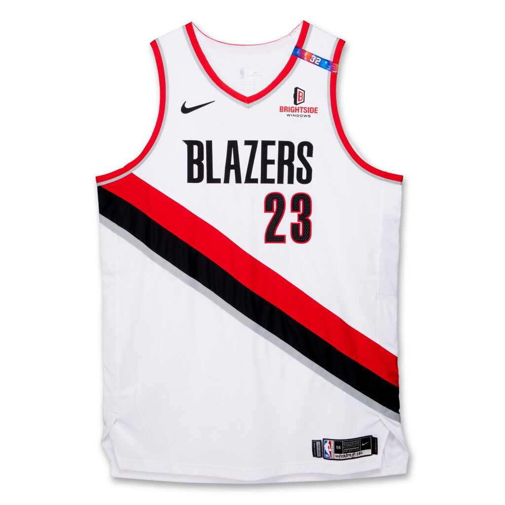 View full screen - View 1 of Lot 268. Donovan Clingan Portland Trail Blazers 2024-2025 Game Worn Association Edition Jersey | 4th Career Game.