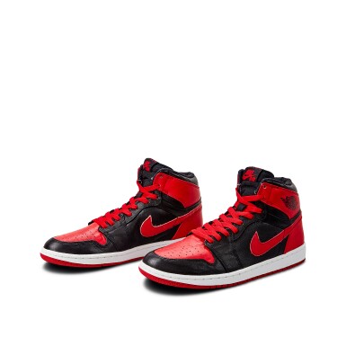 View full screen - View 1 of Lot 36. Nike Air Jordan 1 Retro High 'Banned' 2011 | Size 10.5.