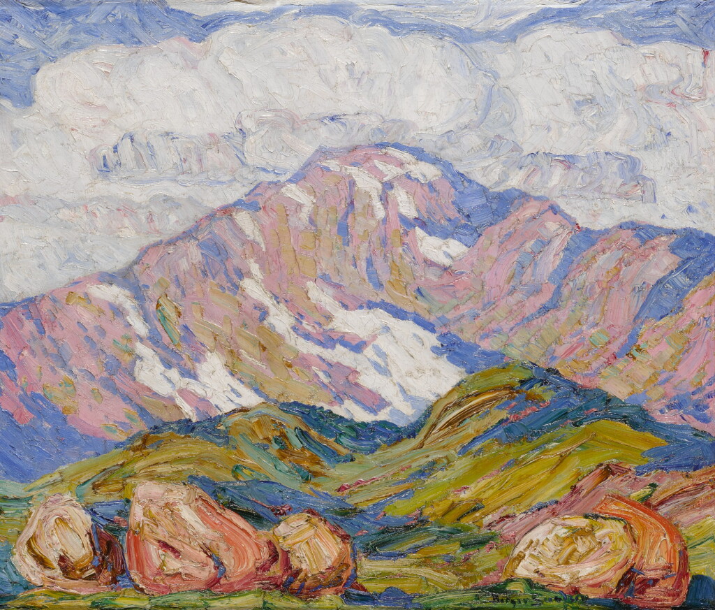 View full screen - View 1 of Lot 1. BIRGER SANDZÉN | THE GREAT PEAK, PIKE'S PEAK FROM THE NORTH.