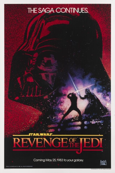 View full screen - View 1 of Lot 187. Revenge of the Jedi (1982).