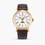 Reference 5159 | A pink gold perpetual calendar wristwatch with retrograde date, moon phases and leap year indication, Circa 2019