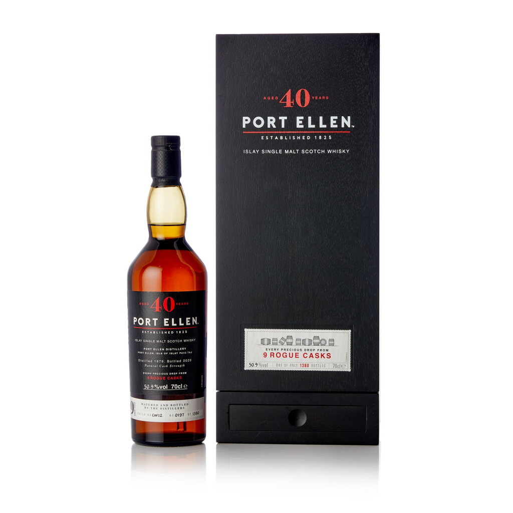 View full screen - View 1 of Lot 1152. Port Ellen 40 Year Old 9 Rogue Casks 50.9 abv 1979 (1 BT70).
