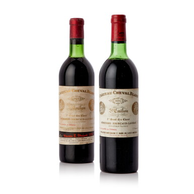 View full screen - View 1 of Lot 9278. Château Cheval Blanc 1964 (5 BT).