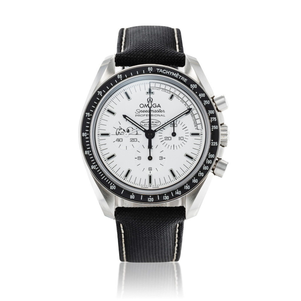 View full screen - View 1 of Lot 37. Reference 311.32.42.30.04.003 Speedmaster Apollo 13 45th Anniversary | A limited edition stainless steel chronograph wristwatch with a silver snoopy case back, Circa 2015 | 歐米茄 311.32.42.30.04.003 型號 Speedmaster Apollo 13 45th Anniversary | 限量版精鋼計時腕錶配銀製史諾比錶背蓋,約2015年製.