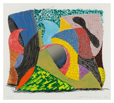 View full screen - View 1 of Lot 47. DAVID HOCKNEY | GOING OUT (M.C.A.T. 336).