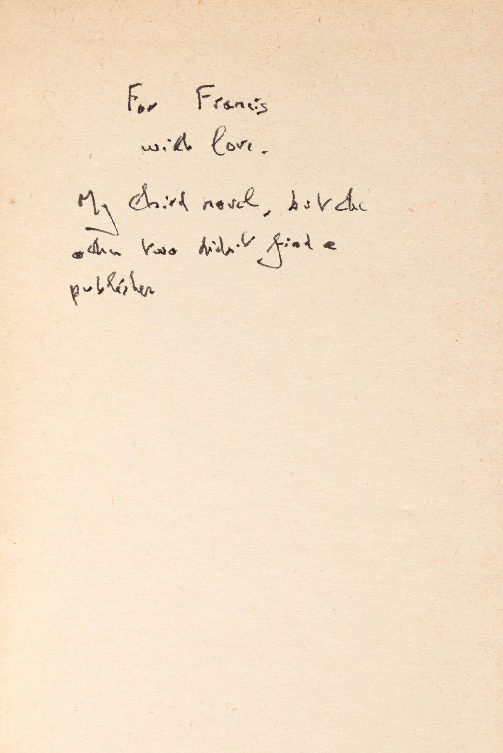 View full screen - View 1 of Lot 117. GREENE | The Man Within, 1952, presentation copy.