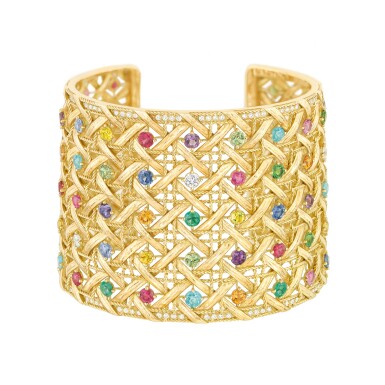 View full screen - View 1 of Lot 2. Dior Joaillerie by Victoire de Castellane | Gem set bangle, 'My Dior'.
