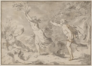 View full screen - View 1 of Lot 239. Apollo and Daphne.