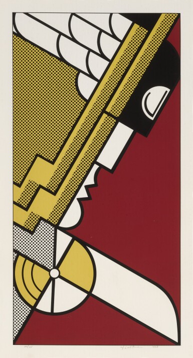 View full screen - View 1 of Lot 252. ROY LICHTENSTEIN | SALUTE TO AVIATION (C. 63).