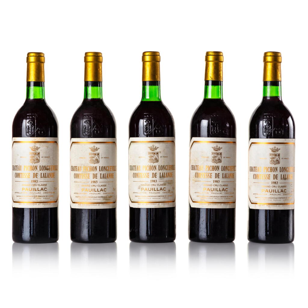 View full screen - View 1 of Lot 396. Château Pichon Longueville, Lalande 1983 (10 BT).