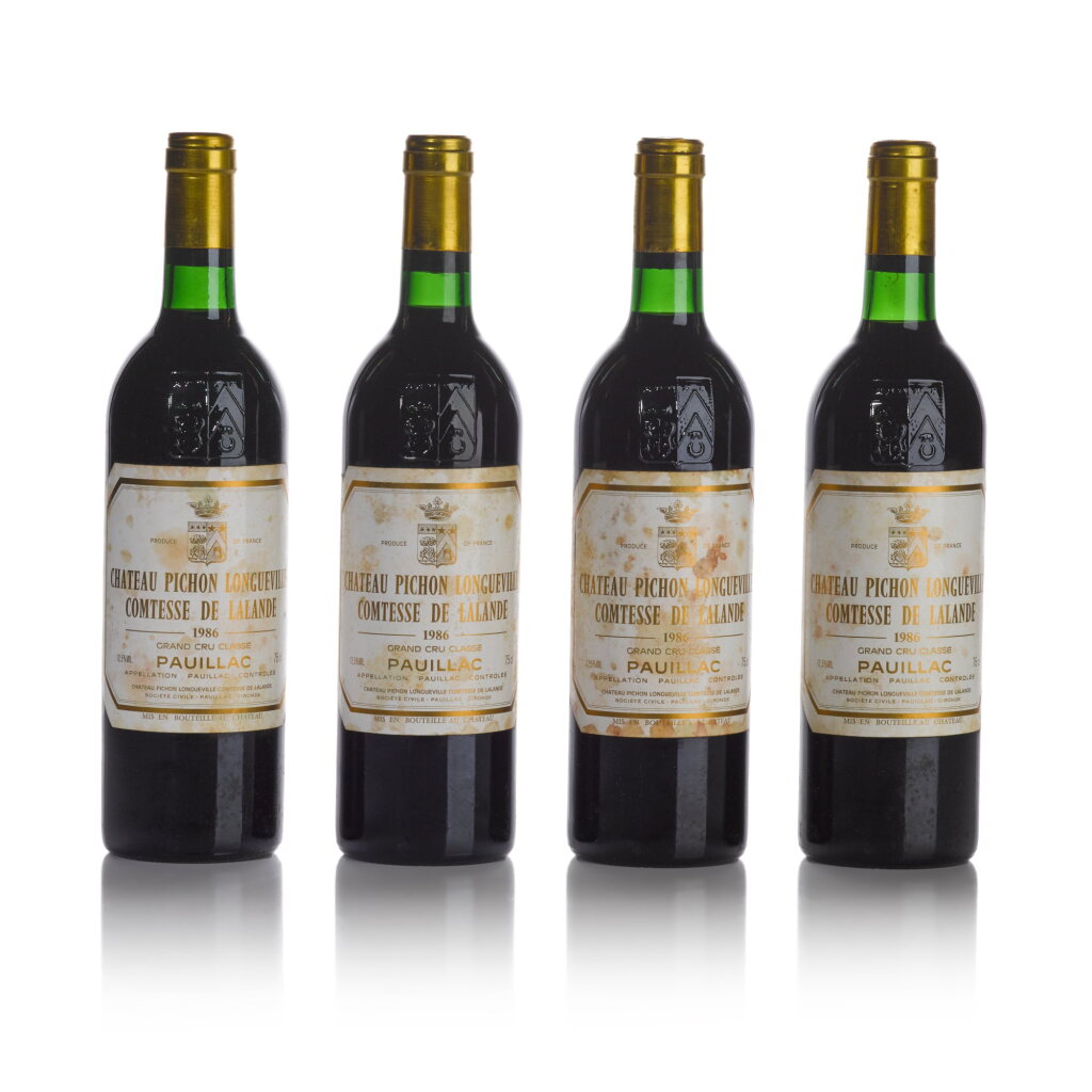 View full screen - View 1 of Lot 49. Château Pichon Longueville, Lalande 1986 (12 BT).