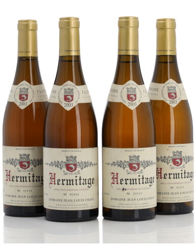 View full screen - View 1 of Lot 1021. Hermitage Blanc 2003 Jean-Louis Chave (4 BT).
