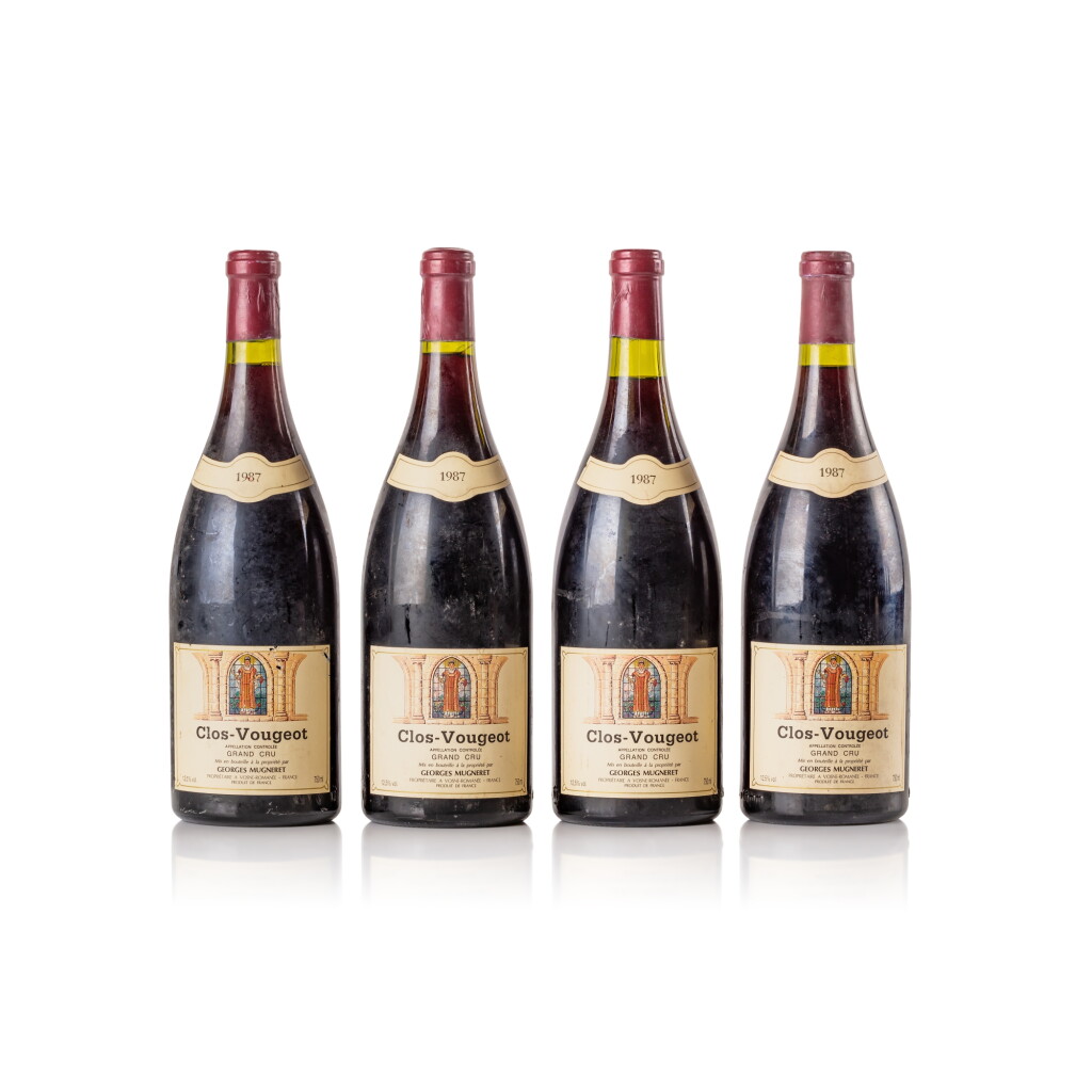 View full screen - View 1 of Lot 531. Clos de Vougeot 1987 Georges Mugneret (4 MAG).