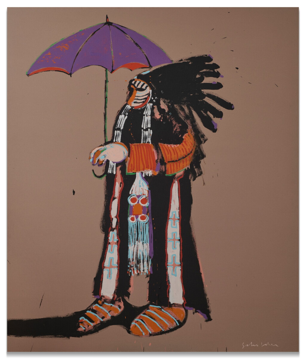 View full screen - View 1 of Lot 239. Indian with Umbrella.