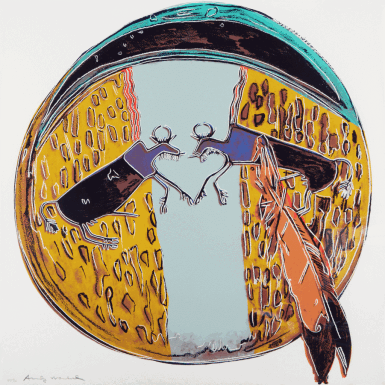View full screen - View 1 of Lot 200. Plains Indian Shield, from Cowboys and Indians.