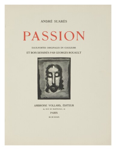 View full screen - View 1 of Lot 756. Passion (Chapon & Rouault 257-273).