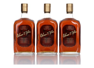 View full screen - View 1 of Lot 168. Elmer T. Lee Single Barrel 90 Proof NV (3 Bottles 75cl).