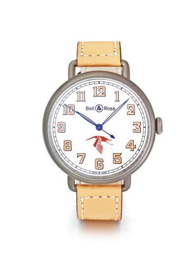 View full screen - View 1 of Lot 98. BELL & ROSS | REF BRWW192-GUYNEMER A LIMITED EDITION PVD COATED STAINLESS STEEL AUTOMATIC CENTER SECONDS WRISTWATCH CIRCA 2014.