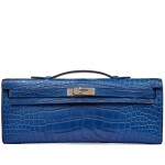 Bleu de Malte Matte Mississippiensis Alligator Kelly Cut Palladium Hardware, 2012