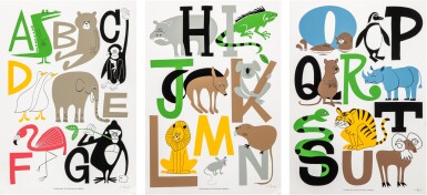 View full screen - View 1 of Lot 121. Higashiyama Zoo & Botanical Gardens (Set of Three) | 名古屋東山動植物園 (一套三幅).