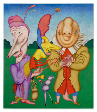 View full screen - View 1 of Lot 7. MIKHAIL CHEMIAKIN | FROM THE CARNIVAL IN ST PETERSBURG SERIES.