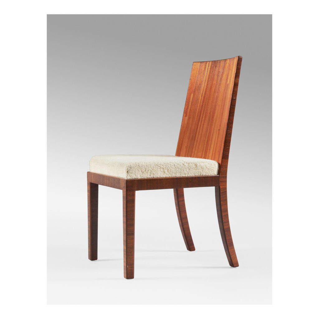 View full screen - View 1 of Lot 11. JEAN-MICHEL FRANK | SIDE CHAIR .