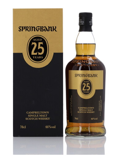 View full screen - View 1 of Lot 243. Springbank 25 Year Old 46.0 abv NV (1 Bottle 70cl).
