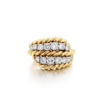 Bague or et diamants