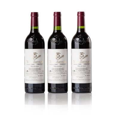View full screen - View 1 of Lot 701. Vega Sicilia 'Unico' 1995 (3 BT).
