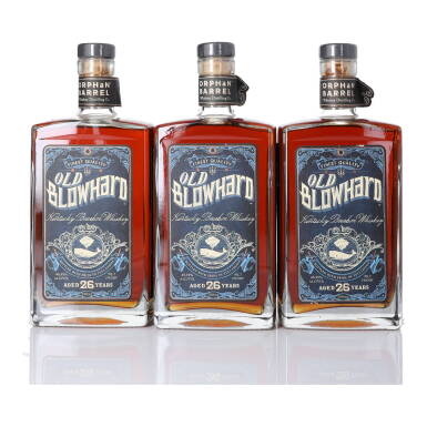 View full screen - View 1 of Lot 364. Orphan Barrel Old Blowhard 26 Year Old 90.7 Proof NV (3 BT 75cl).