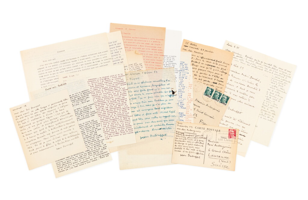 View full screen - View 1 of Lot 81. 15 lettres autographes ou tapuscrites, signées, à différents amis dont Joë Bousquet..
