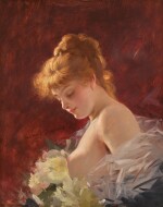 GUSTAVE JACQUET | YOUNG BEAUTY WITH FLOWERS