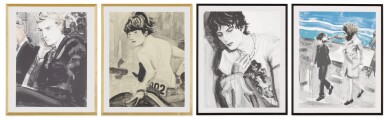 View full screen - View 1 of Lot 19. ELIZABETH PEYTON | JACKIE AND JOHN; PRINCE WILLIAM; JOHN; AND KISS (TONY).
