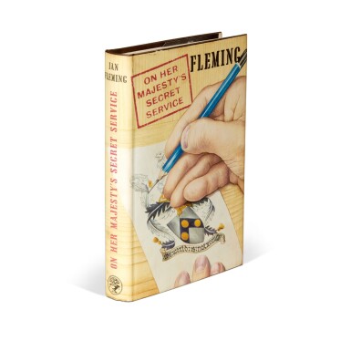 View full screen - View 1 of Lot 26. Ian Fleming | On Her Majesty's Secret Service, 1963, first edition, binding A.
