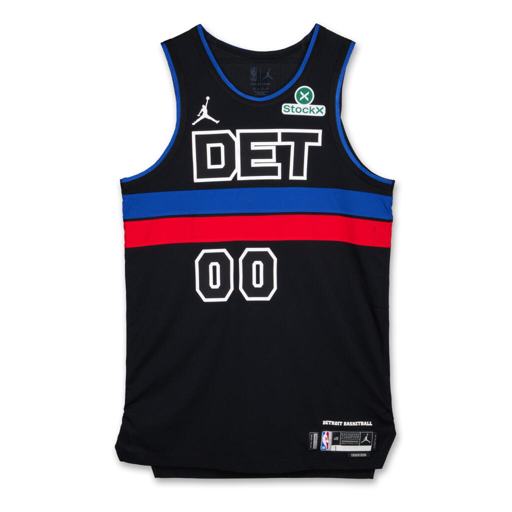 View full screen - View 1 of Lot 143. Ronald Holland II Detroit Pistons 2024-2025 Game Worn Statement Edition Jersey .
