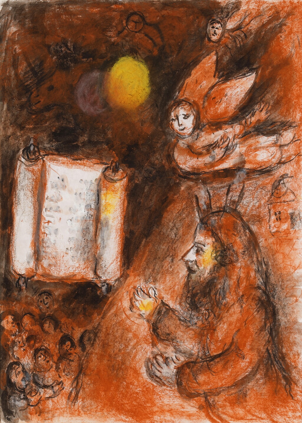 View full screen - View 1 of Lot 235. Moïse et la Torah .