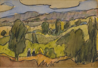 View full screen - View 1 of Lot 81. Paysage aux alentours de Pont Aven.