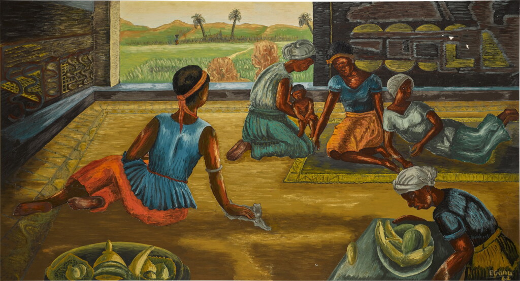View full screen - View 1 of Lot 70. Women Gathering .