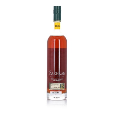 View full screen - View 1 of Lot 318. Sazerac Rye 18 Year Old 2015 Release 90 Proof 1985 (1 BT 75cl).