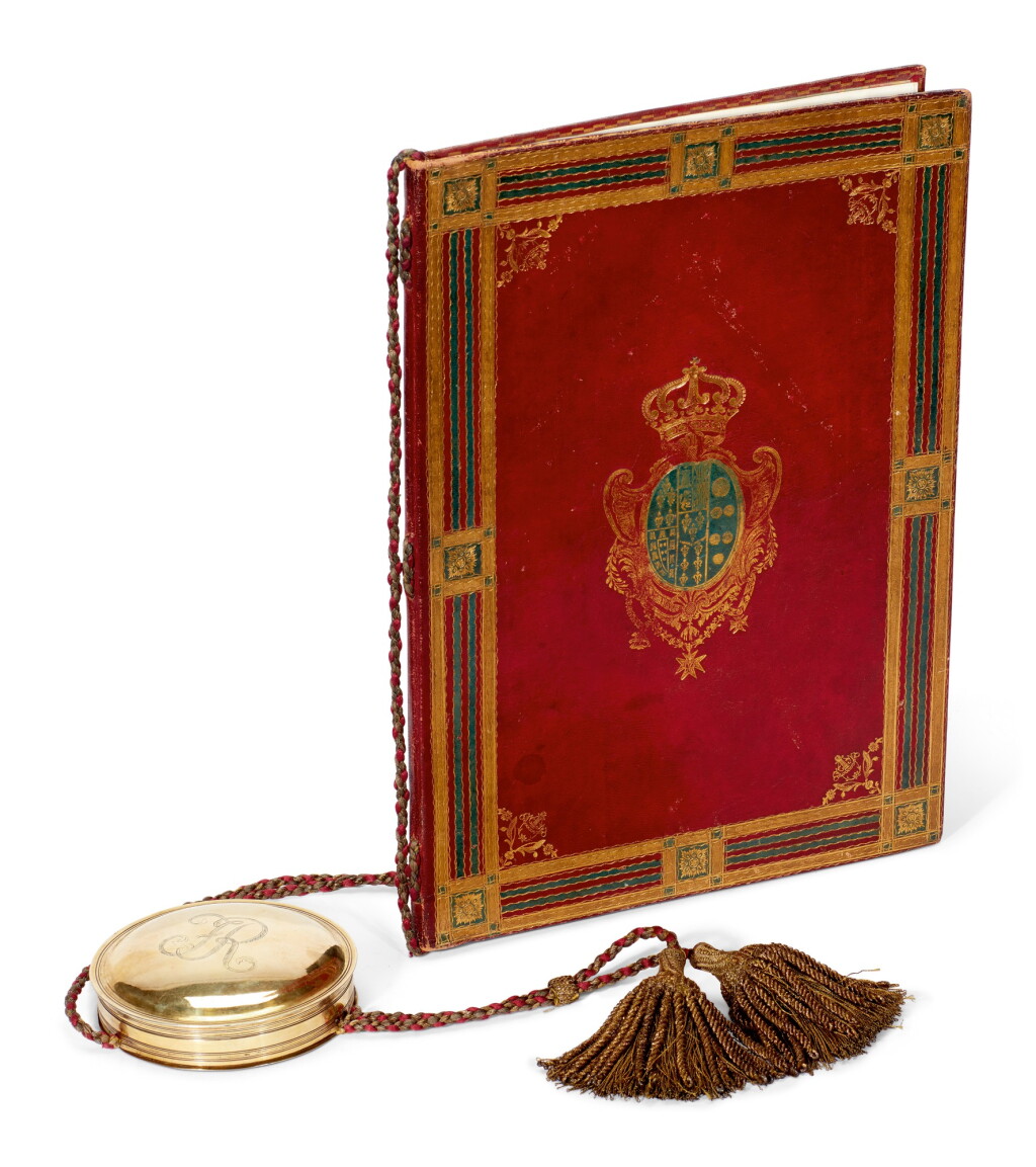 View full screen - View 1 of Lot 93. NELSON--FERDINAND, King of the Two Sicilies | document granting Nelson the Dukedom of Bronte, 1799.
